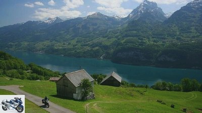 Motorcycle tour in eastern Switzerland: Appenzell