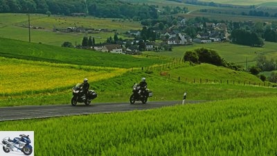 Motorcycle tours through Germany: Saarland