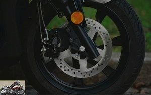 Single disc, regenerative braking
