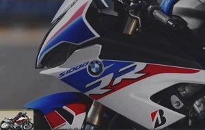 The fairing of the BMW S1000RR