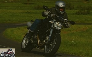 Ducati Monster 1100 on the road