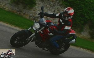 Ducati Monster 796 on the road