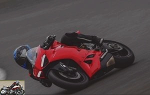 The Panigale V2 is very agile and manoeuvrable
