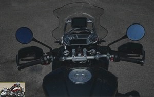 Part of the cockpit is directly from the R1200GS