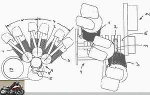 BMW's first W3 engine patent