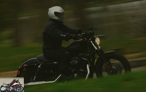 Harley-Davidson Sportster Iron 883 on the road