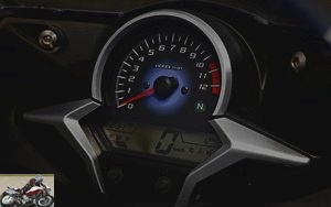 Honda CBR 250 speedometer detail