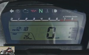 Honda Integra 700 speedometer