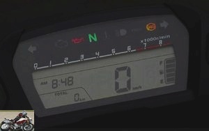 Honda NC700S speedometer
