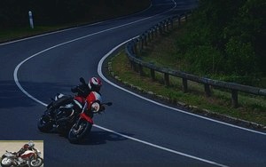 Moto Guzzi 1200 Sport on the road