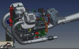 Moto Guzzi California Custom engine