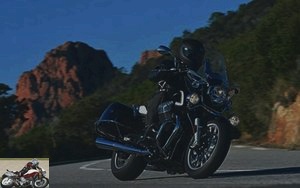 Moto Guzzi California 1400 Touring in the virolos