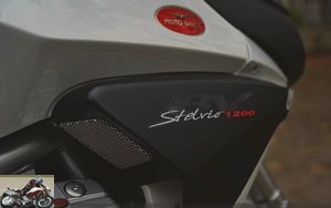 Top view Moto Guzzi Stelvio 8V
