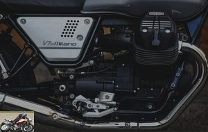 The engine on the Milano
