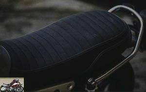 The saddle of the V7 III Carbon