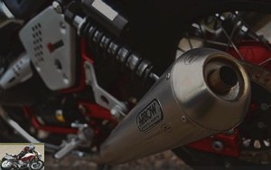 MotoGuzzi V7 Racer Record Exhaust
