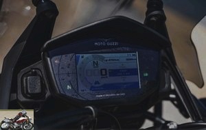 Instrumentation of the Moto Guzzi V85 TT