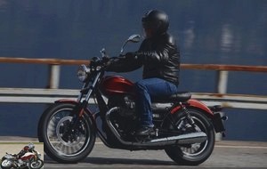 Moto Guzzi V9 on national