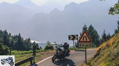 Motorcycle tour tip - Lake Garda Monte Bondone