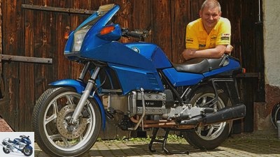 Motorcycle transport of the BMW K 100 RS to the GDR
