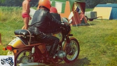 Motorcycle transport of the BMW K 100 RS to the GDR