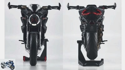 MV Agusta Dragster 2021 with Euro 5 and ABS cornering