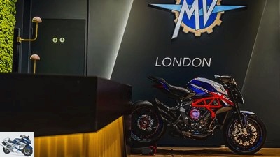 MV Agusta Dragster London: New store, new unique item