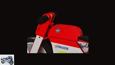 MV Agusta children's balance bike made of wood