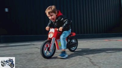 MV Agusta children's balance bike made of wood