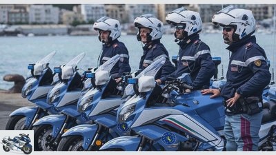 New police motorcycles for Italy: 90 Yamaha FJR 1300 AE handed over