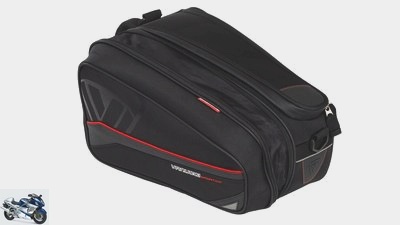 New Vanucci luggage systems: tank bag, side pockets and rucksack