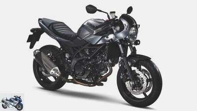 New presentation of the Suzuki SV 650 as a cafe racer