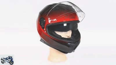 Nolan N87 full-face helmet in the test