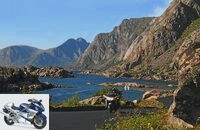 Norway in midsummer by motorcycle