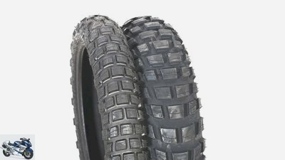 Tested off-road tires for large travel enduros