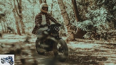 Ox One: Cafe Racer style electric motorcycle