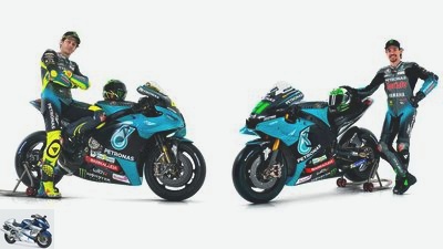 Petronas Yamaha MotoGP Team: Rossi and Morbidelli