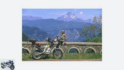 Piedmont and Hautes-Alpes with Yamaha Tricker
