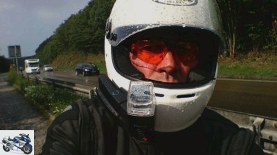 Practical test Nuviz head-up display for motorcyclists