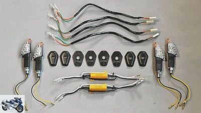 Product test accessories mini turn signals