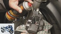 Adviser: repairing the brake caliper