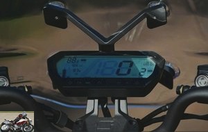 LCD dashboard, changing night and day