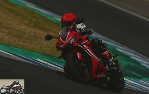 Honda CBR650R equipped with Battlax S22