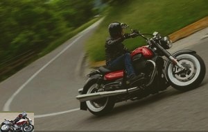 Moto Guzzi Eldorado on the road