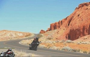 Kawasaki Z H2 test drive on roads around Las Vegas