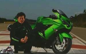 Mr Oshima, project leader 1400 Kawasaki ZZR