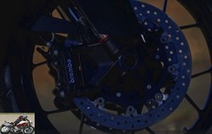 Brembo calipers are powerful and perfectly dosable