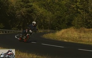 When cornering, all you think about is opening the throttle!