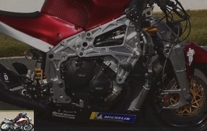 Honda CBR600RR engine has been brought into compliance with Moto2 regulations