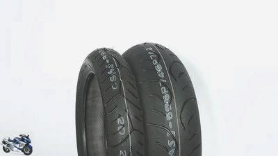 Tire test 2013: touring tires 120-70 ZR 17, 180-55 ZR 17